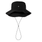 Buff Rain Booney Hat Solid Black