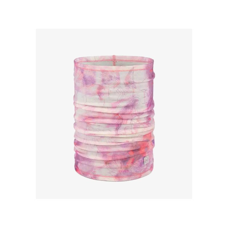 Buff Merino Lightweight Prints Orisa Pink Azalea