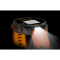 Garmin Fénix 9 Pro – inReach, 47 mm Titanium, Bracelet Silicone Ocre/Orange