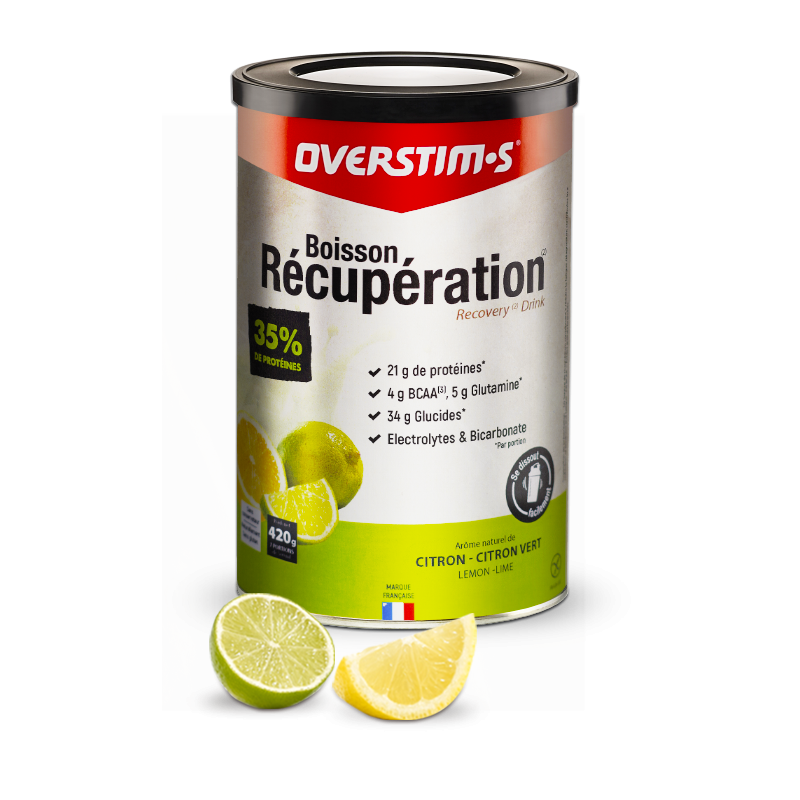 Overstim's Boisson De Récupération Citron-Citron Vert