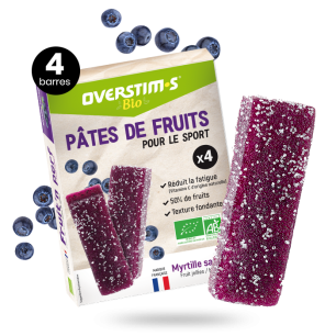 Overstim's Pâtes De Fruits Bio Myrtille