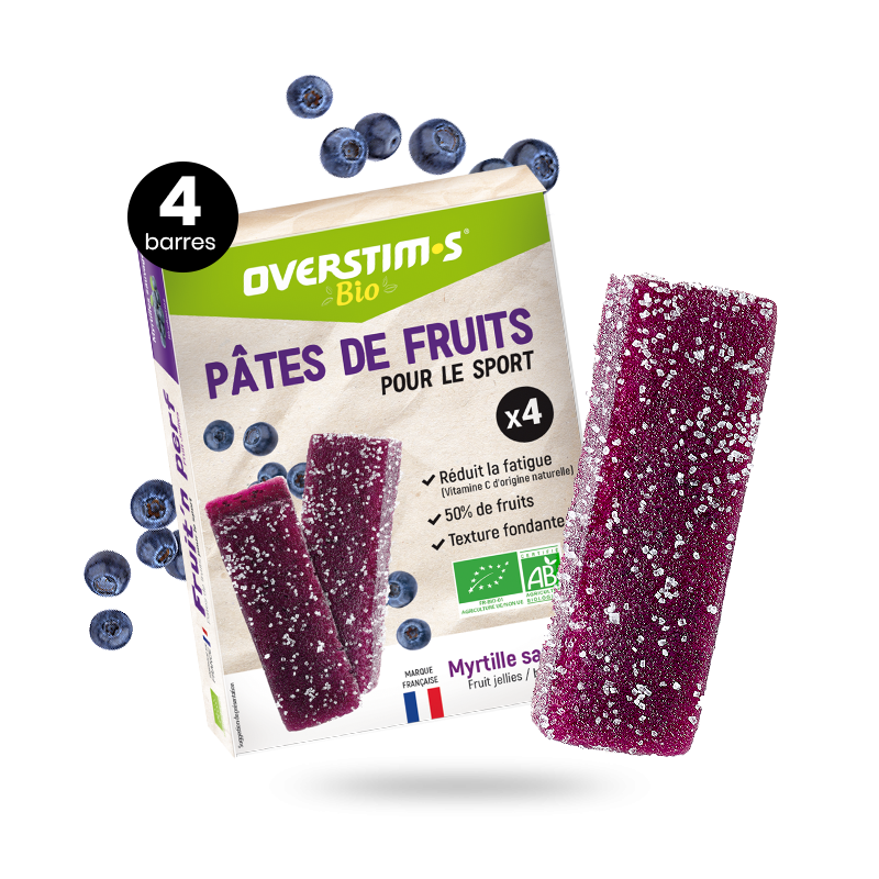 Overstim's Pâtes De Fruits Bio Myrtille