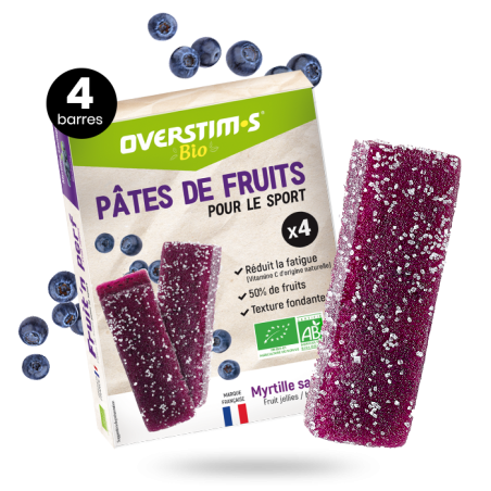 Overstim's Pâtes De Fruits Bio Myrtille