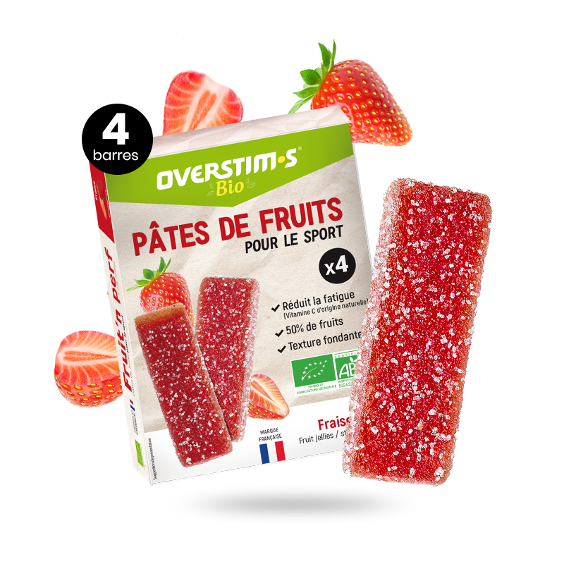 Overstim's Pâtes De Fruits Bio Fraise