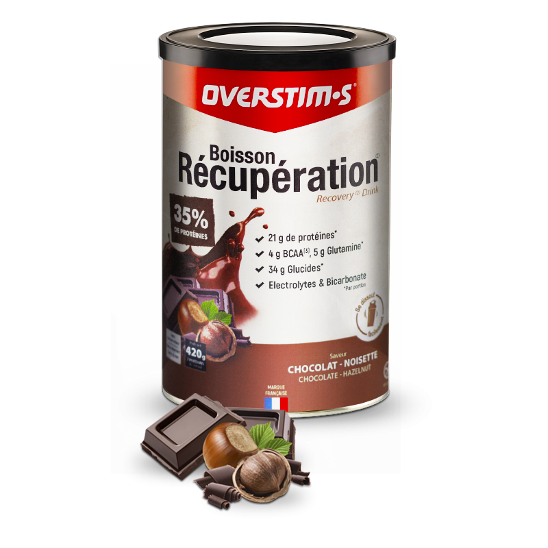 Overstim's Boisson de Récupération Chocolat Noisette