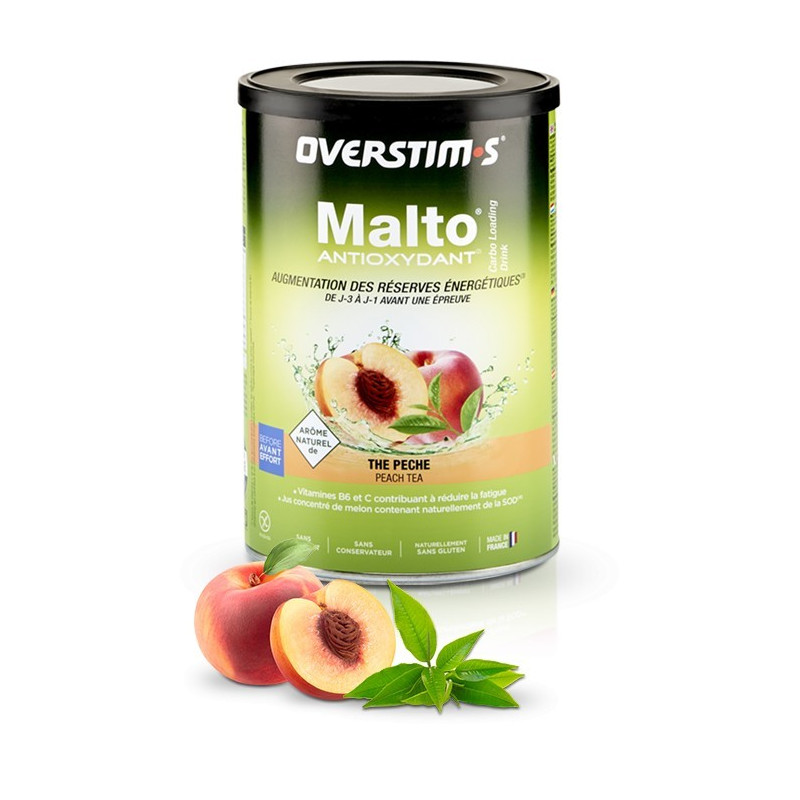 Overstims Malto Antioxidant Thé Pêche