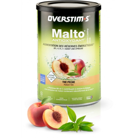 Overstims Malto Antioxidant Thé Pêche