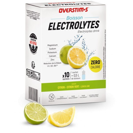 Overstims Electrolytes Citron-Citron Vert