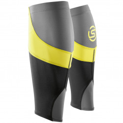 Skins Calftights MX Black/Citron