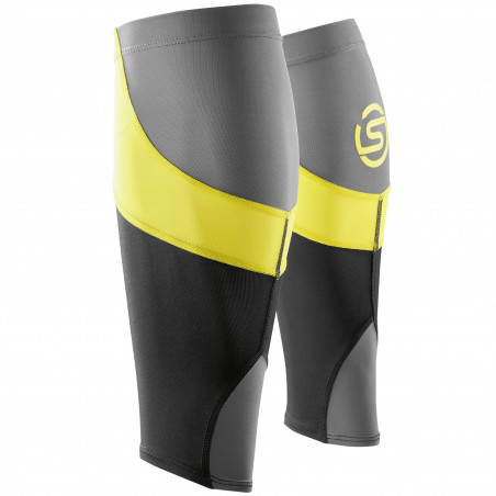 Skins Calftights MX Black/Citron